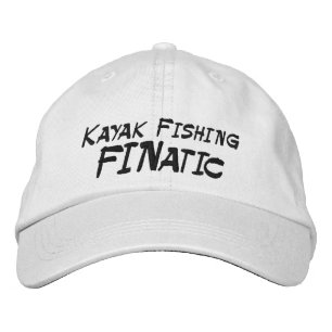 Kayak Fishing Fanatic Embroidered Hat