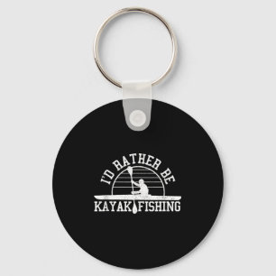 Kayak Fishing Funny Kayak Fisherman Gift Tank Top Key Ring