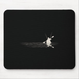 Kayak Fishing Graphic Kayak Anglers Kayaking Fishe Mouse Pad
