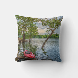 Kayak Floating On Table Rock Lake Cushion