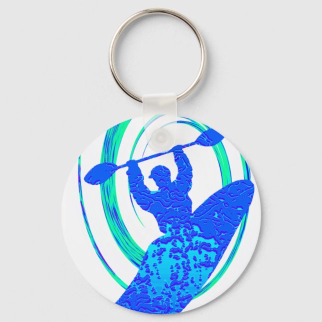 Kayak Florida Keys Key Ring (Front)