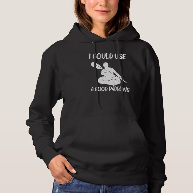 Kayak For Men Women Kayak Boat Kayaking Hoodie (Front)