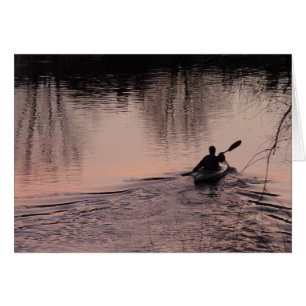 Kayak Greeting Card