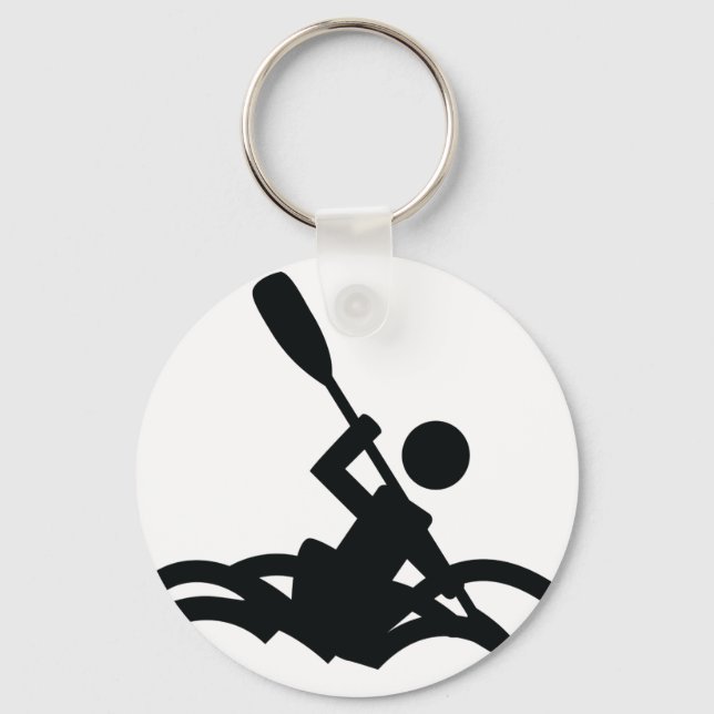 kayak icon key ring (Front)