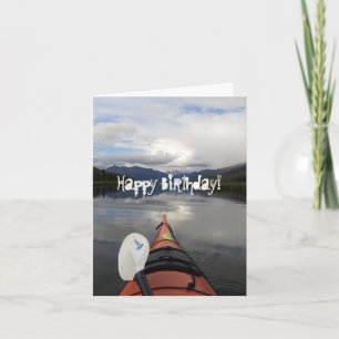 Kayak Journey; Happy Birthday Card