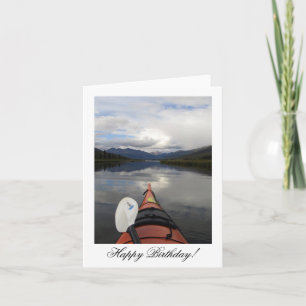 Kayak Journey; Happy Birthday Card