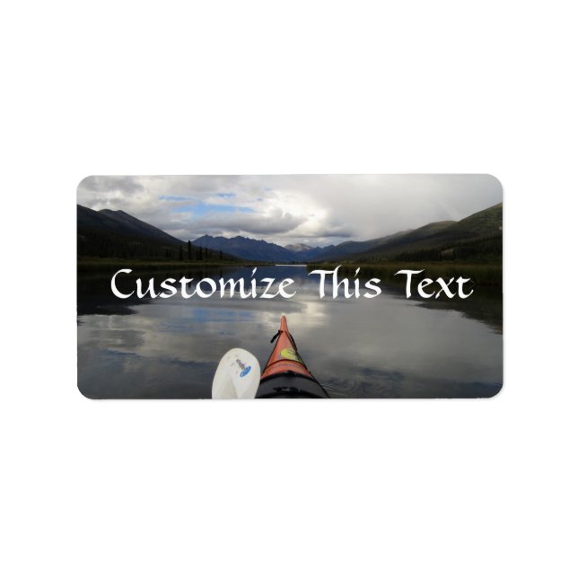 Kayak Journey Label (Front)