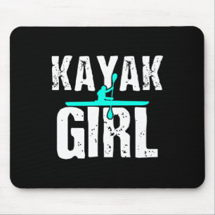 Kayak Kayaking Boating Gift Water Rowing Mouse Pad