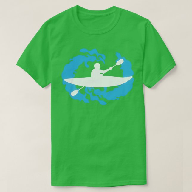 Kayak Kayaking Kayaker Paddling Gift Idea  (2)  T-Shirt (Design Front)