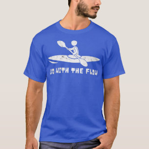 Kayak Lake Adventure Kayakers Kayaking With The Fl T-Shirt