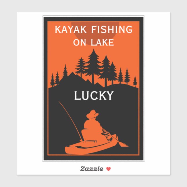  Kayak Lake And River Fishing (Sheet)