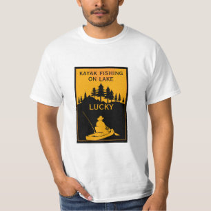 Kayak Lake And River Fishing T-Shirt