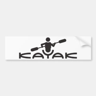 Kayak Logo Bumper Sticker