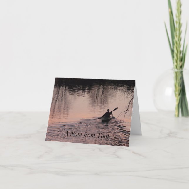 Kayak Note Card (Front)