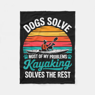Kayak Novelty For Men Women Kayaker Kayaking Kayak Fleece Blanket