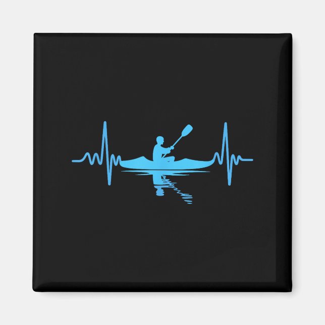 Kayak Novelty For Men Women Kayaker Kayaking Kayak Magnet (Front)