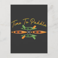 Kayak Paddling Time Whitewater Paddle Boat Lover