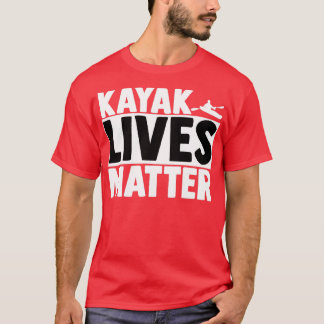 Kayak Paddling White Water Rowing Kayaking Boat 7 T-Shirt