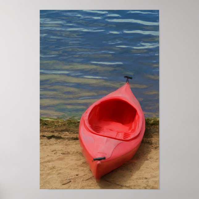 Kayak Painting Print (Front)