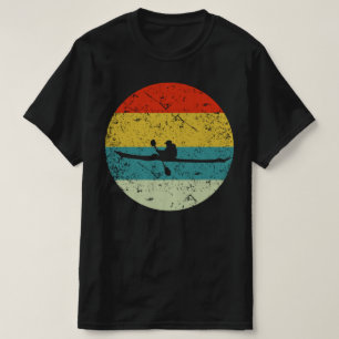 kayak retro vintage silhouette 70s T-Shirt