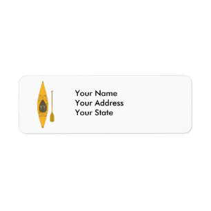 kayak return address label