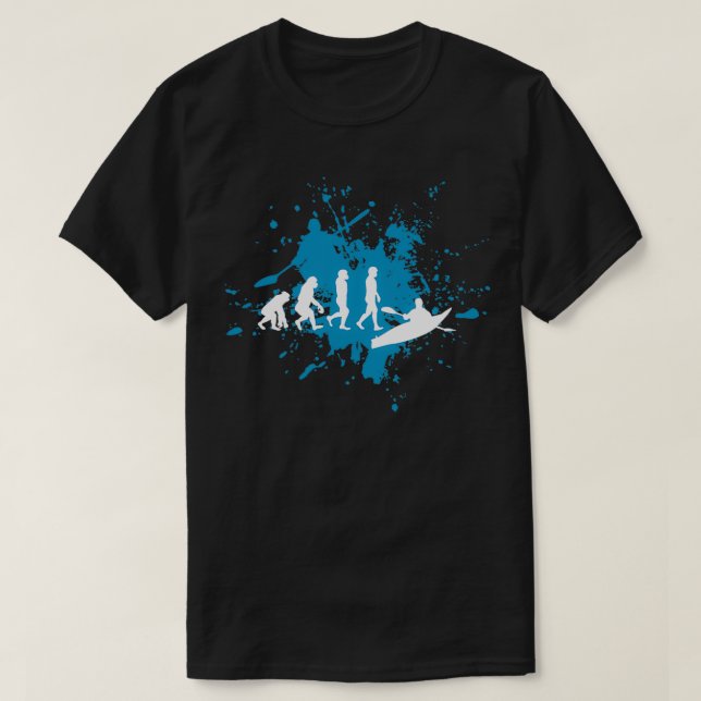 Kayak Rowing 1 T-Shirt (Design Front)
