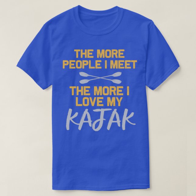 Kayak Rowing 3 T-Shirt (Design Front)