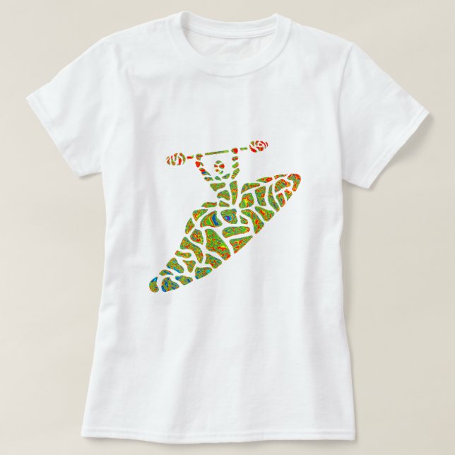 Kayak Steep Steeps T-Shirt (Design Front)