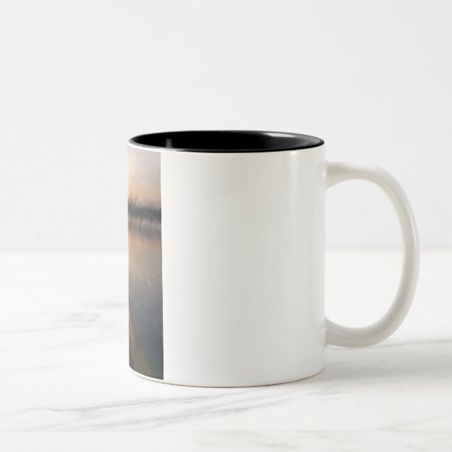 Kayak Sunset Watercolor Mug (Right)