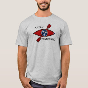 Kayak Tennessee Flag T-Shirt