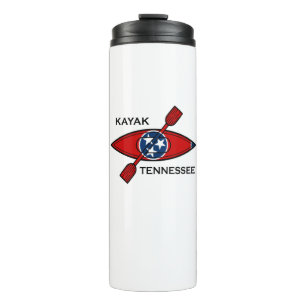 Kayak Tennessee Flag Thermal Tumbler
