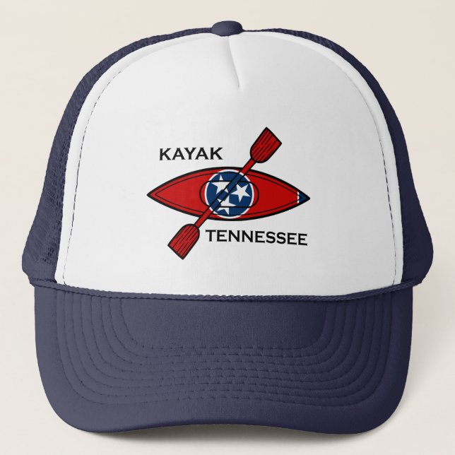 Kayak Tennessee Flag Trucker Hat (Front)