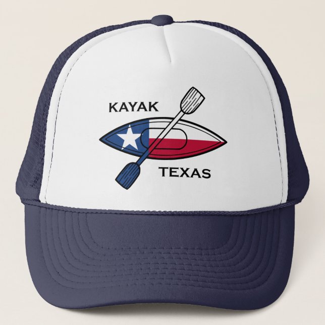 Kayak Texas Flag Trucker Hat (Front)