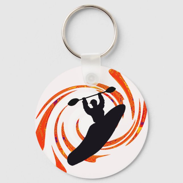 kayak Waters Rising Key Ring (Front)