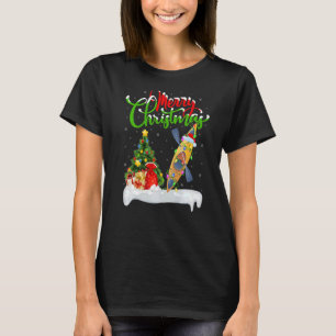 Kayak  Xmas Decorations Santa Kayak Christmas T-Shirt