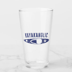 Kayakaholic Glass