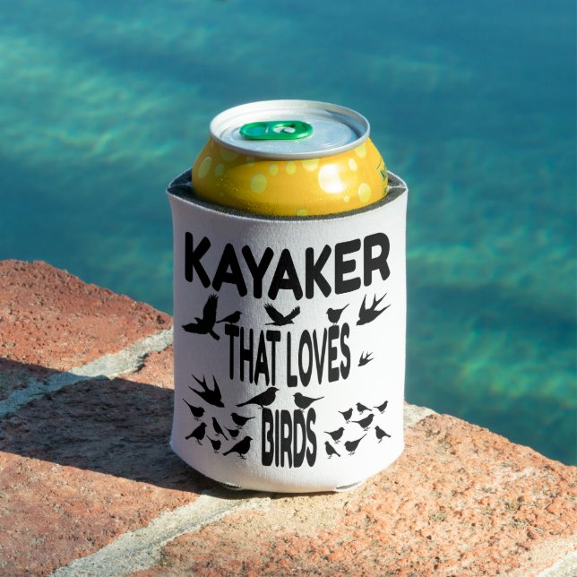 Kayaker Loves Birds Can Cooler (In Situ Pool)