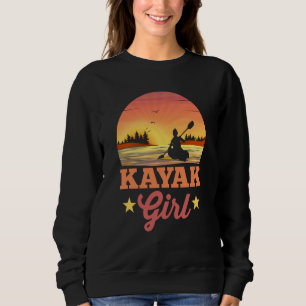 Kayaker Paddling Kayaking Canoe Canoeing Kayak Gi Sweatshirt