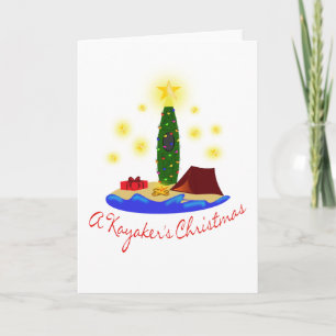 Kayakers Christmas Card