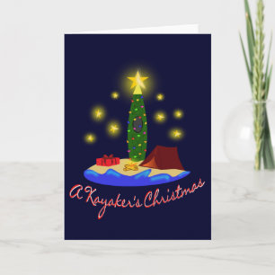 Kayakers Christmas Card