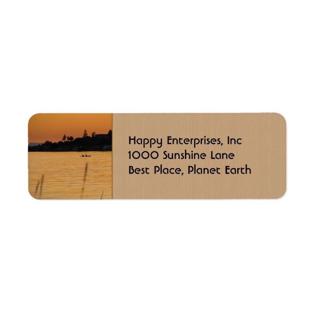 Kayakers Return Address Label (Front)