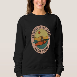 Kayaking as Cardio Canoe   Kayak Wildlife Sweatshirt