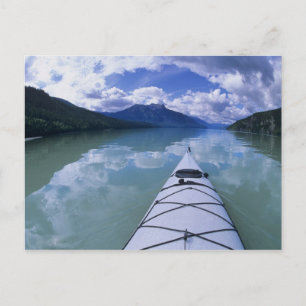 Kayaking at the end end of Azure Lake in Wells Postcard