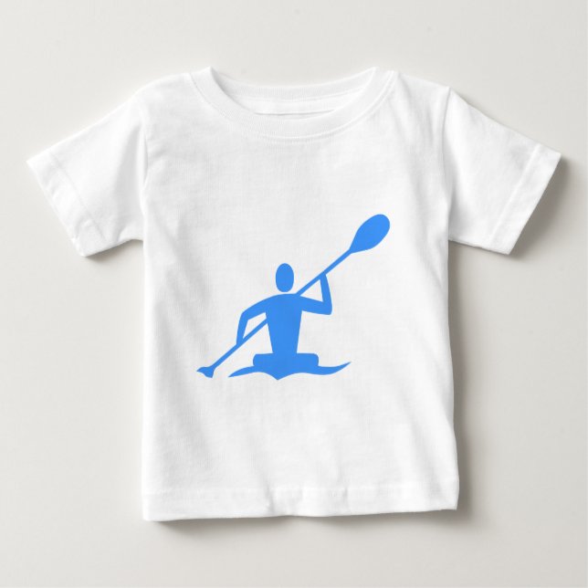 Kayaking - Baby Blue T-Shirt (Front)