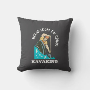 Kayaking BFTG (White) Pillow