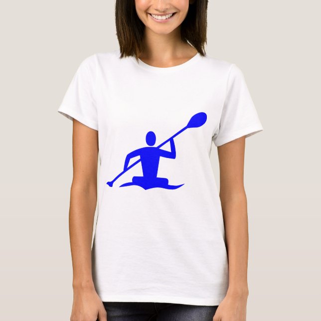 Kayaking - Blue T-Shirt (Front)
