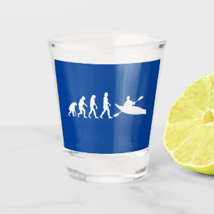 Kayaking Canoeing Evolution Shot Glass
