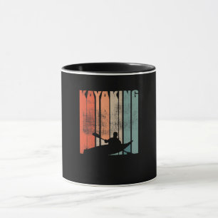 Kayaking Canoeing Retro Mug