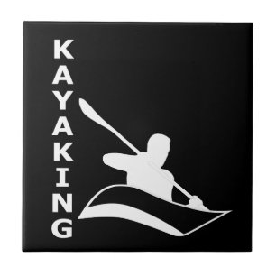 Kayaking Ceramic Tile