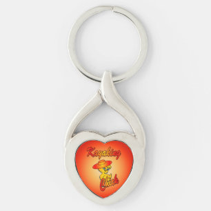 Kayaking Chick #5 Key Ring